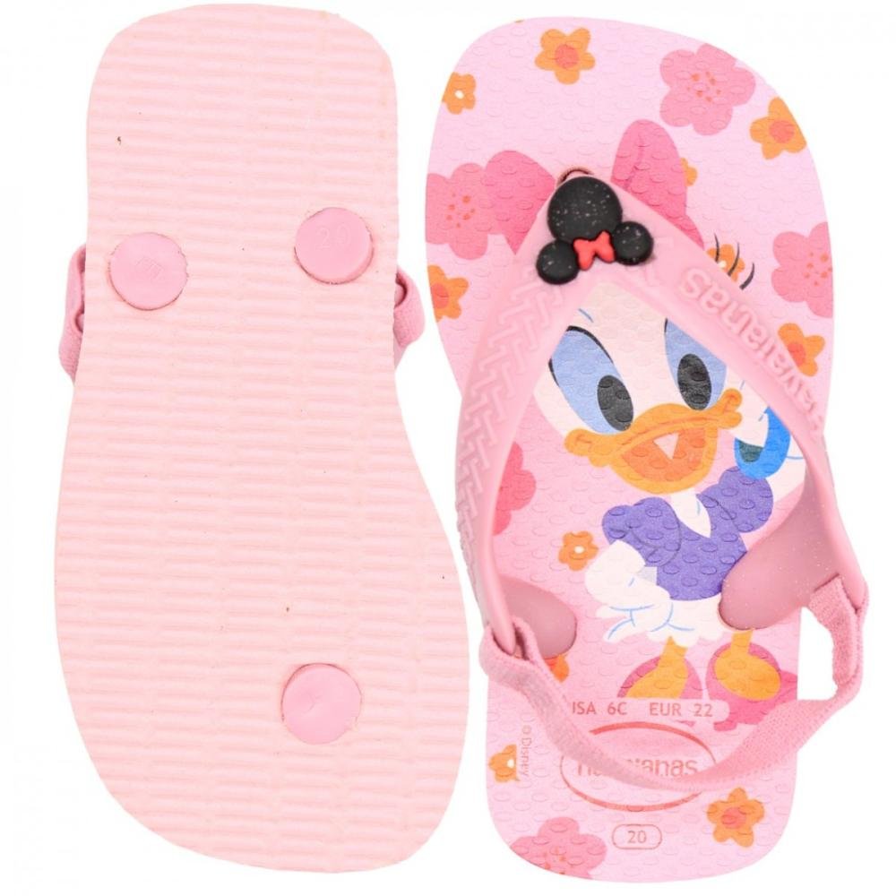 Sandália Baby Havaianas Classics Feminina  Rosa 3