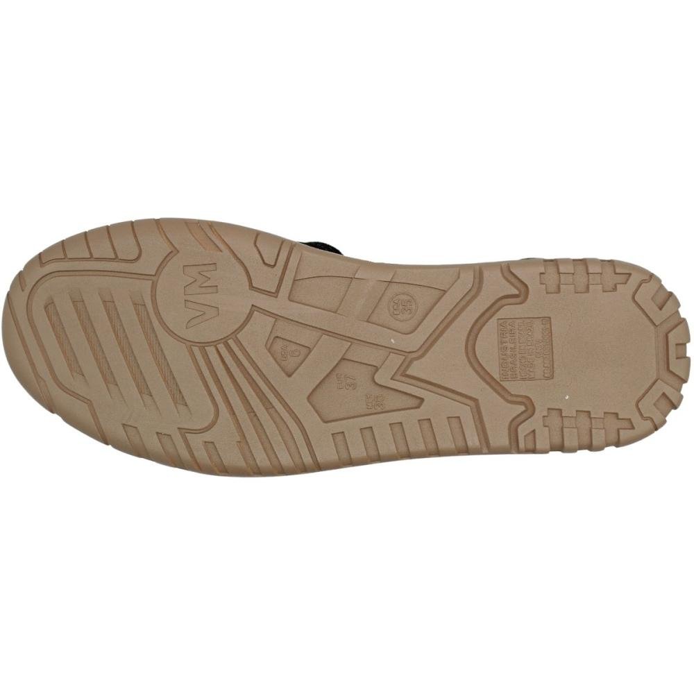 Tênis Plataforma Casual Via Marte Retrô 80's Macio Feminino Bege 5