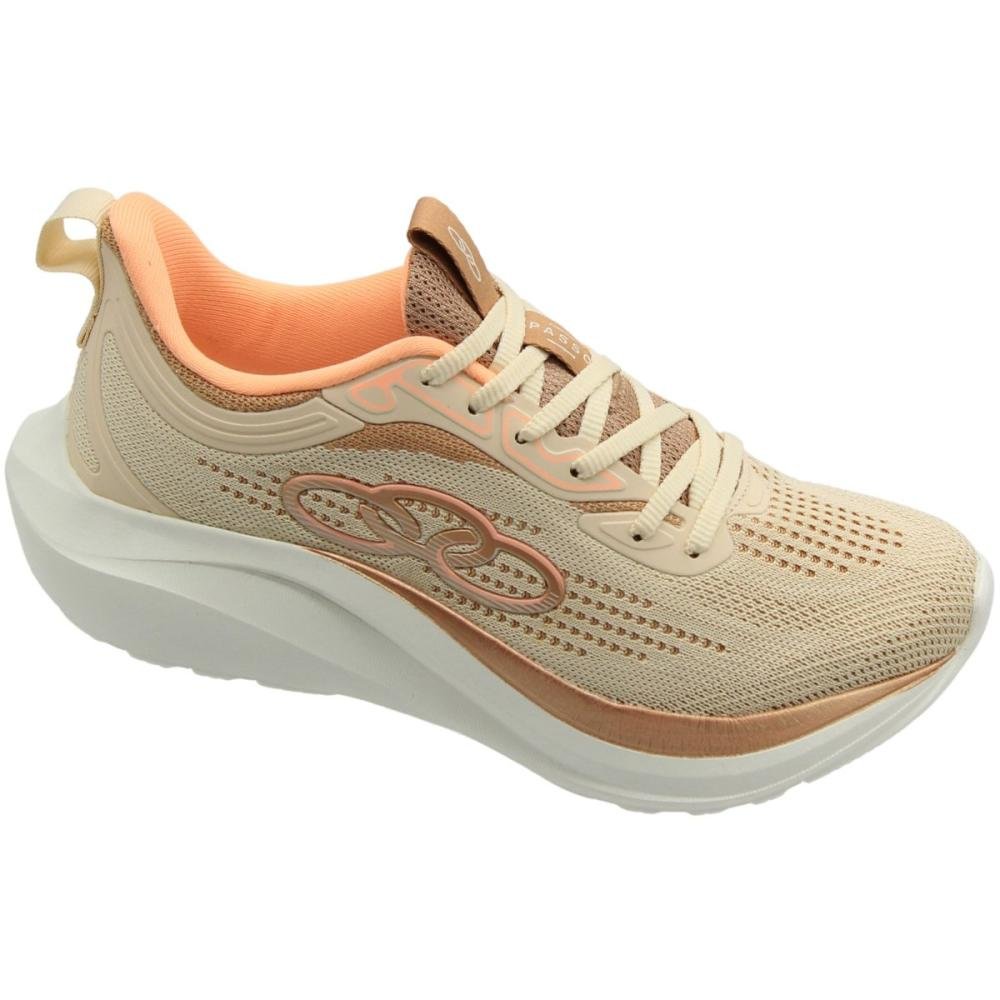 Tênis Esportivo Olympikus Passo Feminino Bege 3