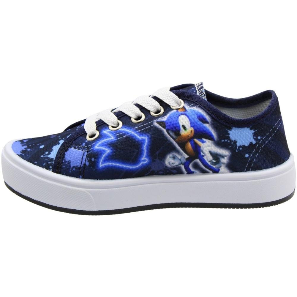 Tênis Casual Infantil Ortobessa Fast Hedgehog Menino Azul 2