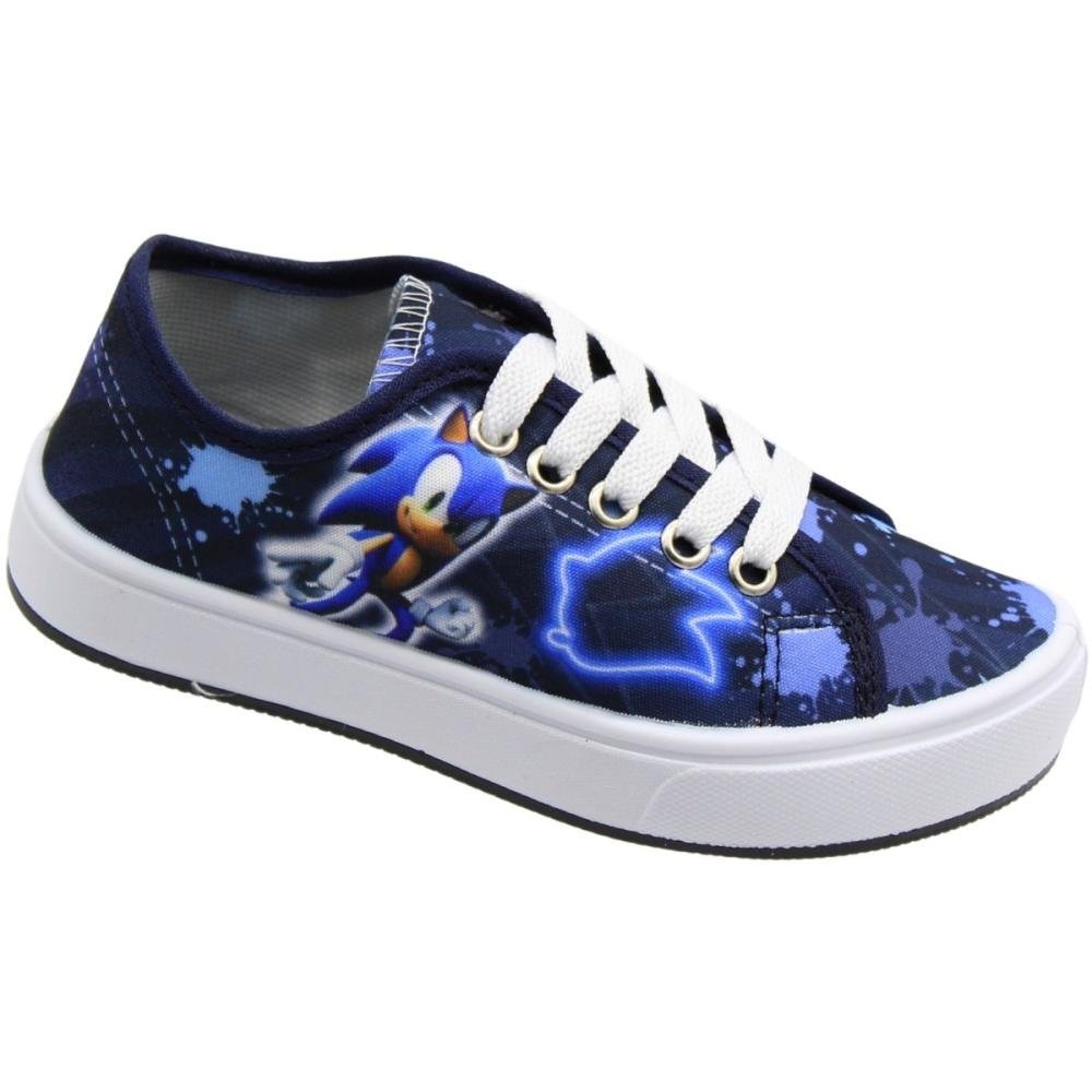 Tênis Casual Infantil Ortobessa Fast Hedgehog Menino Azul 3