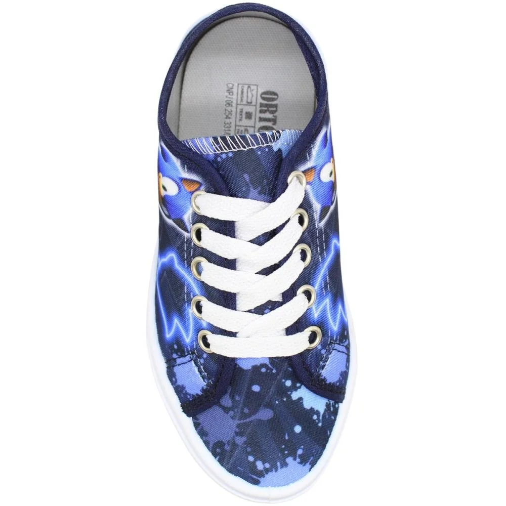 Tênis Casual Infantil Ortobessa Fast Hedgehog Menino Azul 4