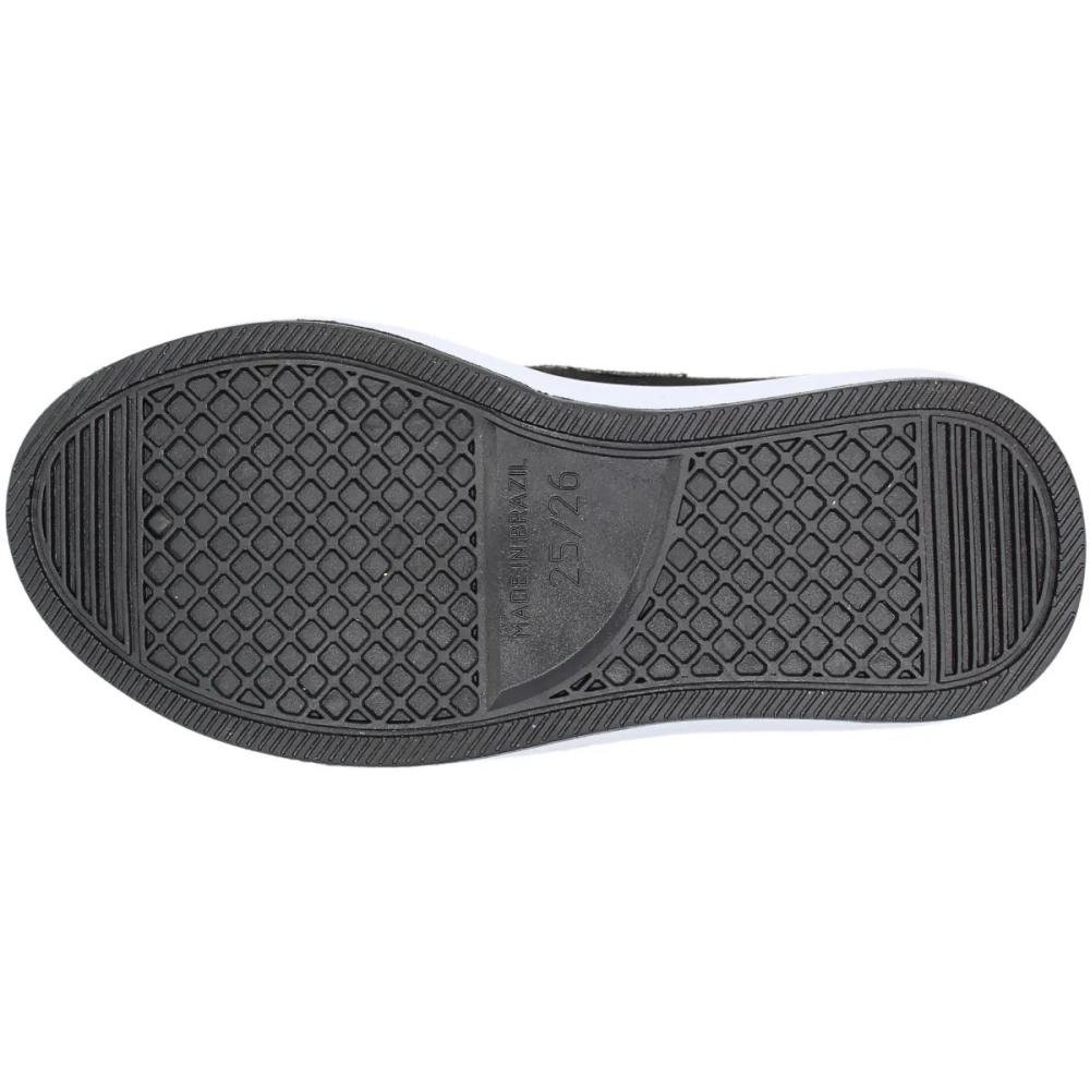 Tênis Casual Infantil Ortobessa Spider Web Macio Menino Preto 5