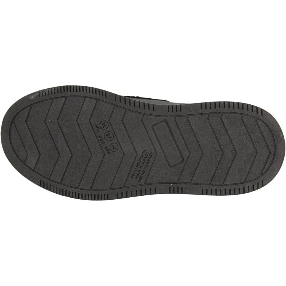 Tênis Casual Escolar Ortofino Cadarço Elástico Meninos Preto 5