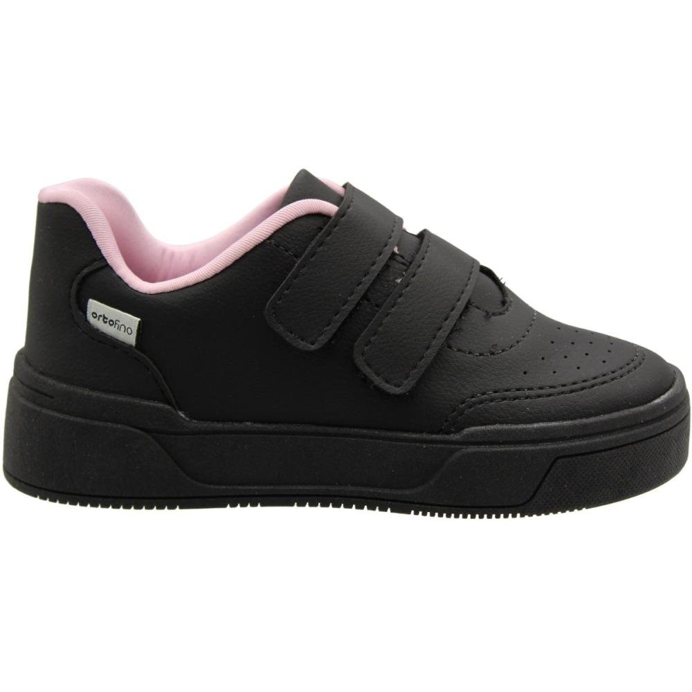 Tênis Casual Juvenil Escolar Ortofino Sem Cadarço Menina