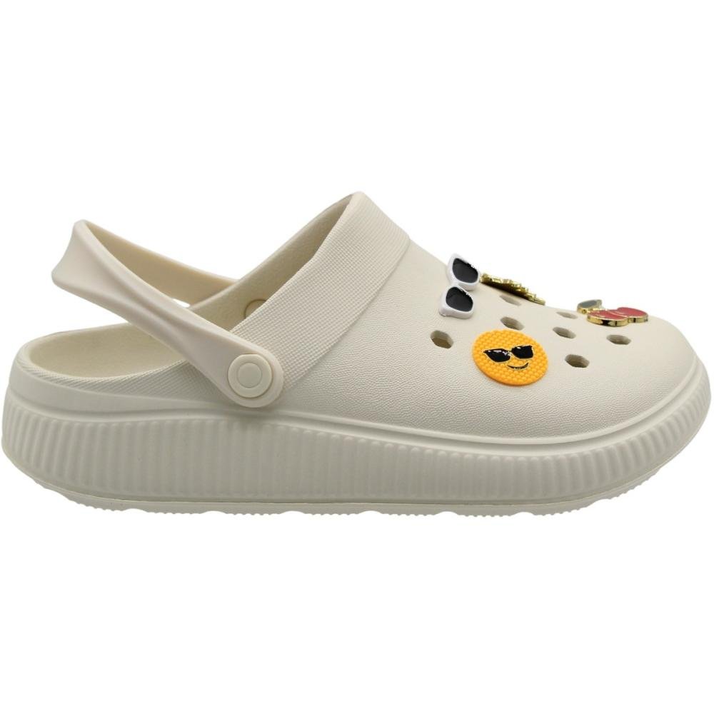 Babuche Moleca Furos Apliques Personalizáveis Macia Feminina