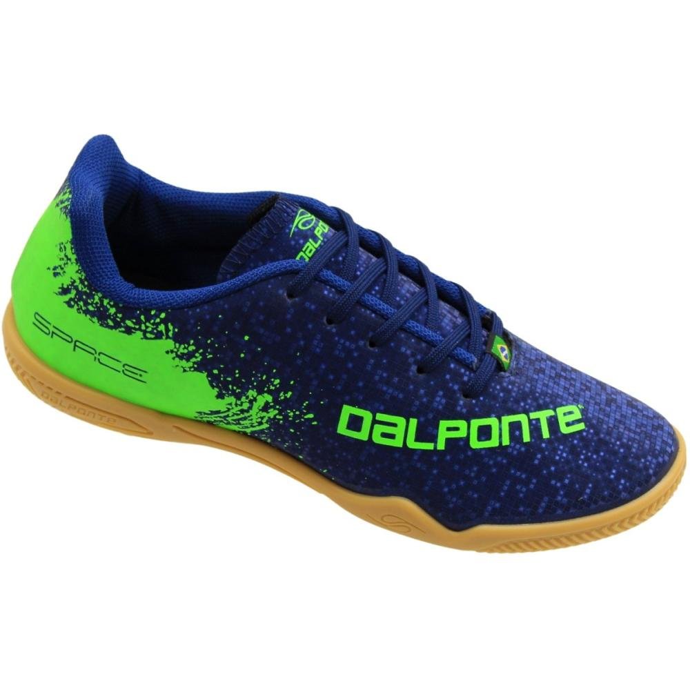 Chuteira Futsal Dalponte Juvenil Pixel Space Menino Azul 3