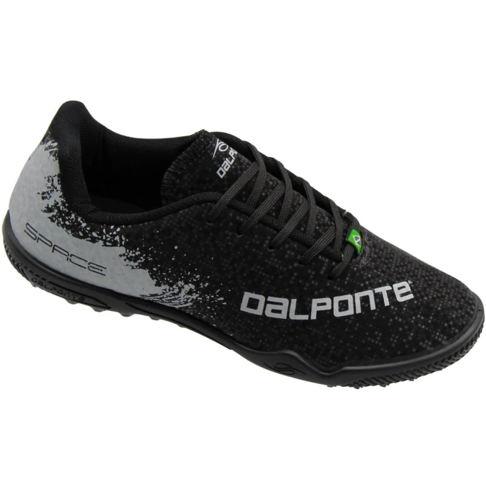 Chuteira Society Juvenil Dalponte Space Pixel Menino Preto 3