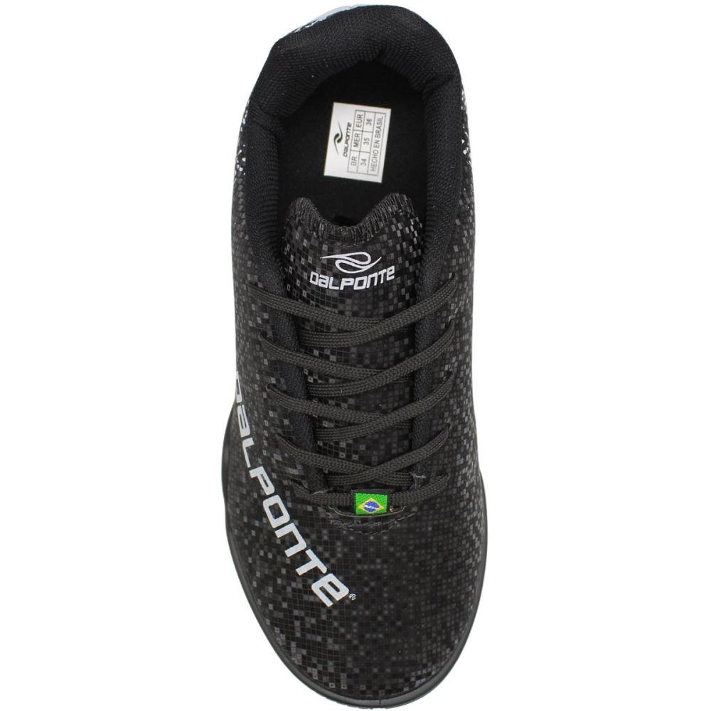 Chuteira Society Juvenil Dalponte Space Pixel Menino Preto 4