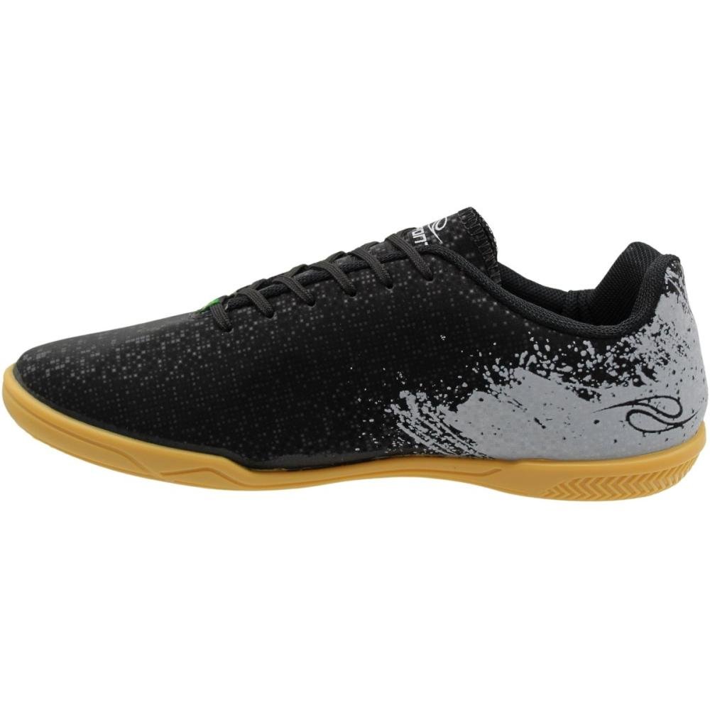 Chuteira Futsal Dalponte Pixel Space Indoor Masculina Preto 2