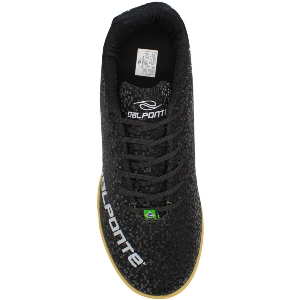 Chuteira Futsal Dalponte Pixel Space Indoor Masculina Preto 4
