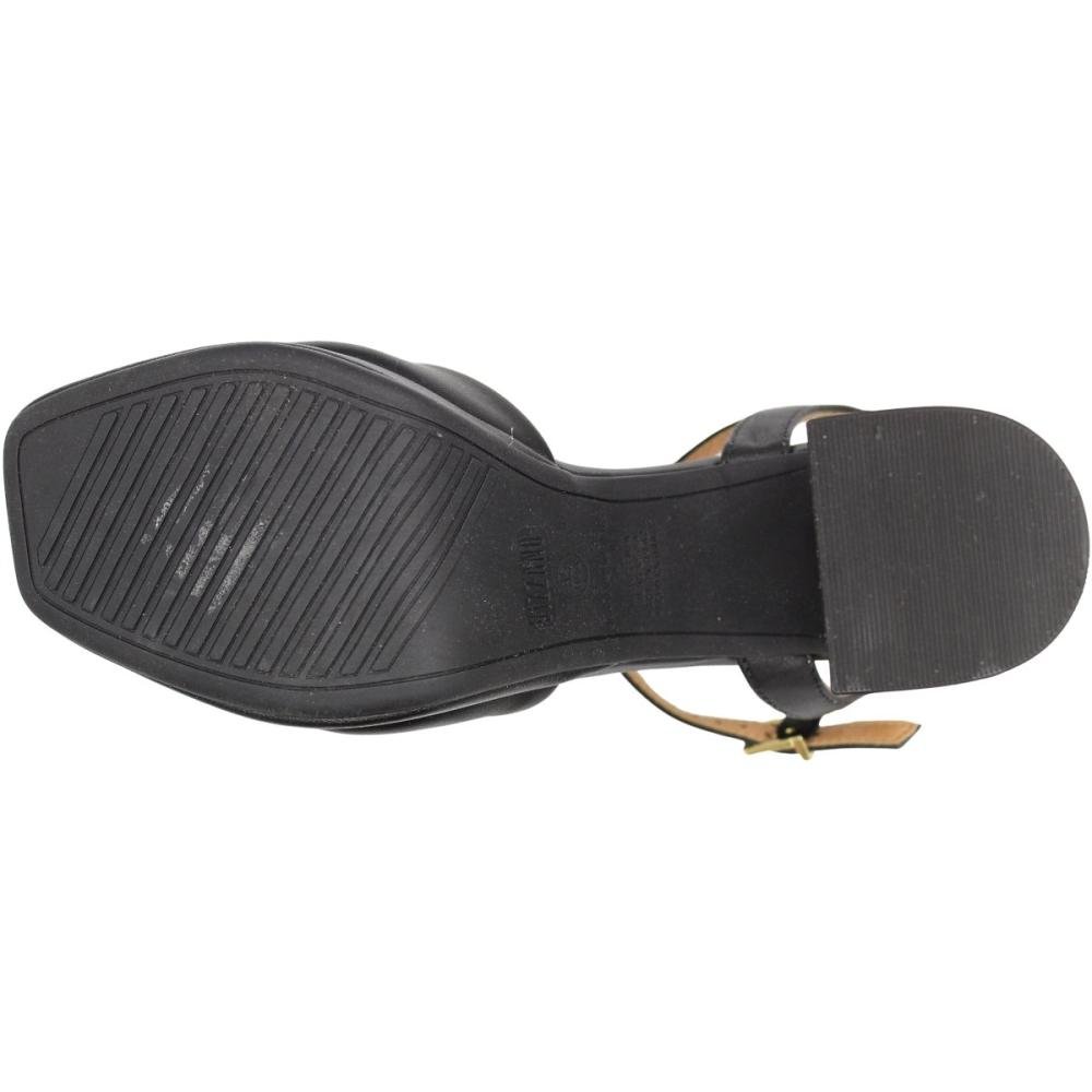 Sandália Salto Alto Grosso Peep Toe Pelica Vizzano Feminina Preto 5