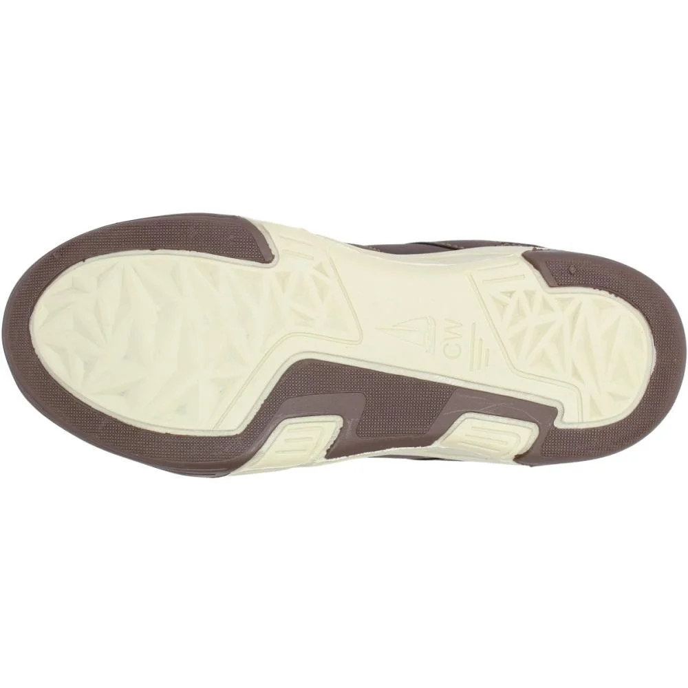 Sapatênis Confort Way Cadarço Elástico Recorte Camurça Masculino Marrom 5