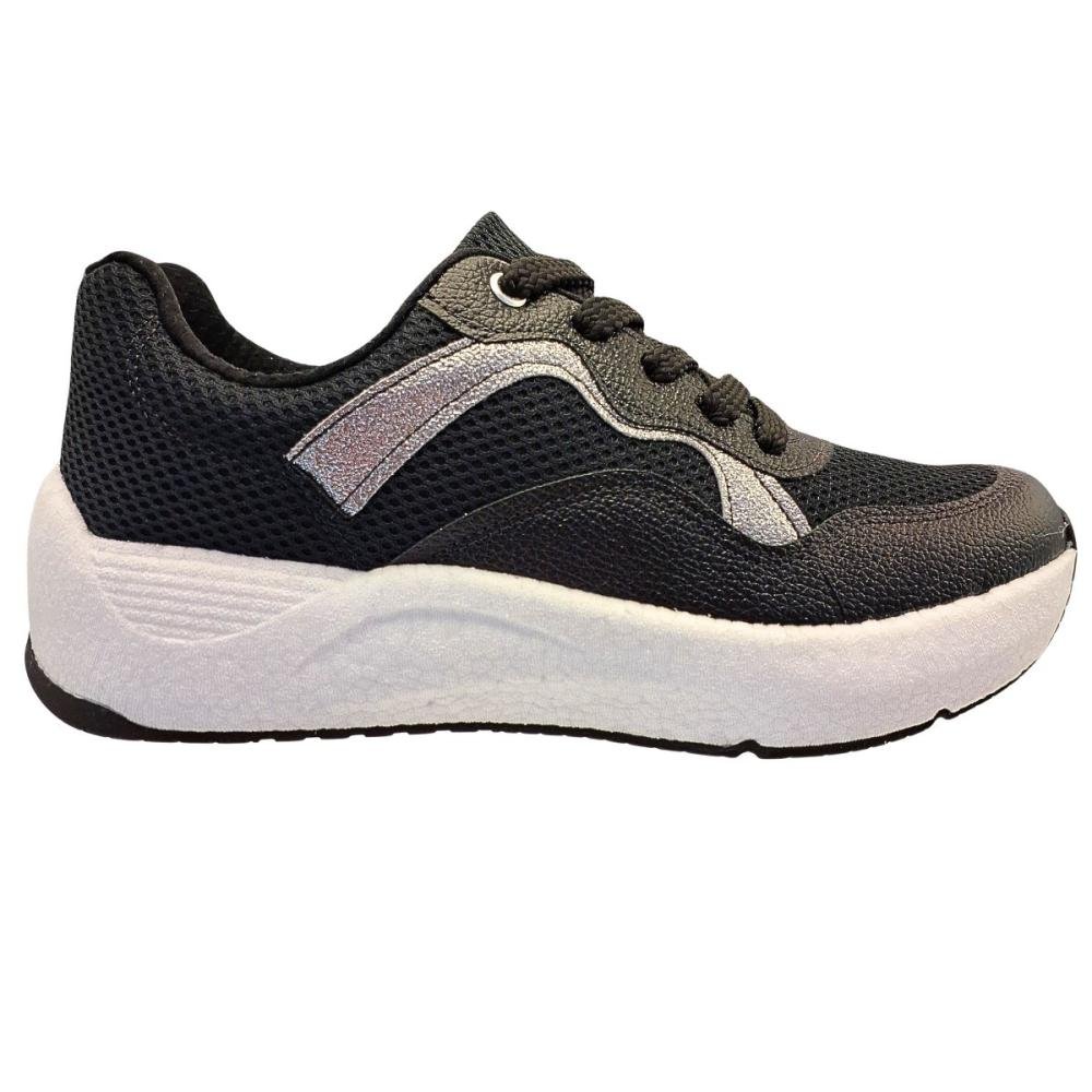 Tênis Jogging Beira Rio Nylon Recorte Brilhante Feminino