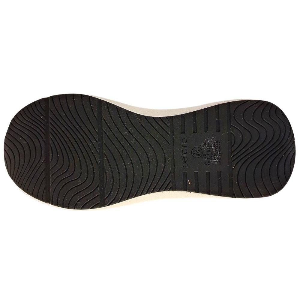 Tênis Jogging Beira Rio Nylon Recorte Brilhante Feminino Preto 4