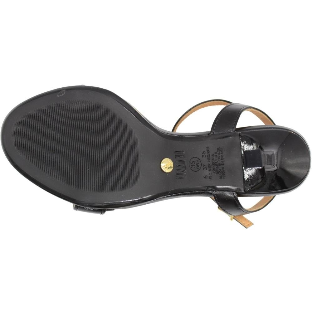 Sandália Salto Alto Fino Aberta Vizzano Glamurosa  Feminina Preto 5