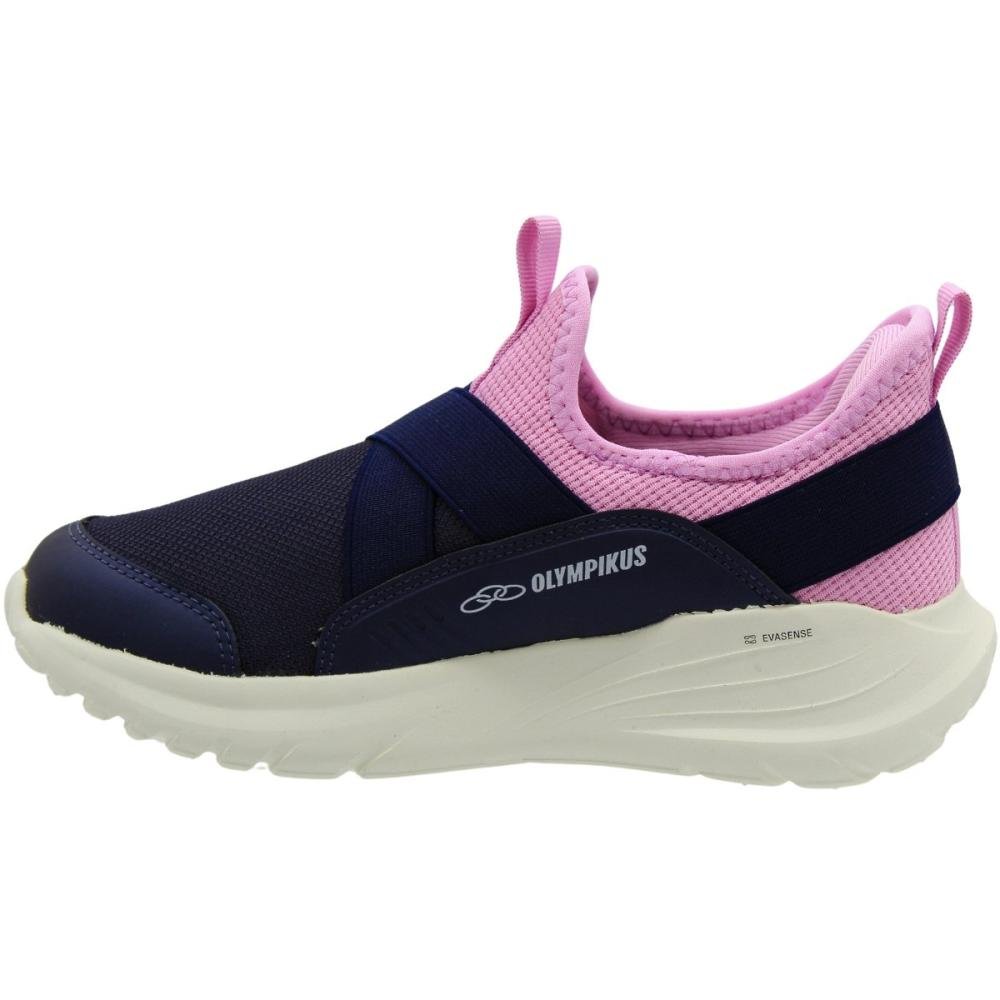 Tênis Esportivo Juvenil Slip On Olympikus Stream Stone Azul/Lilás 2