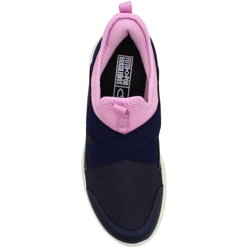 Tênis Esportivo Juvenil Slip On Olympikus Stream Stone Azul/Lilás 4