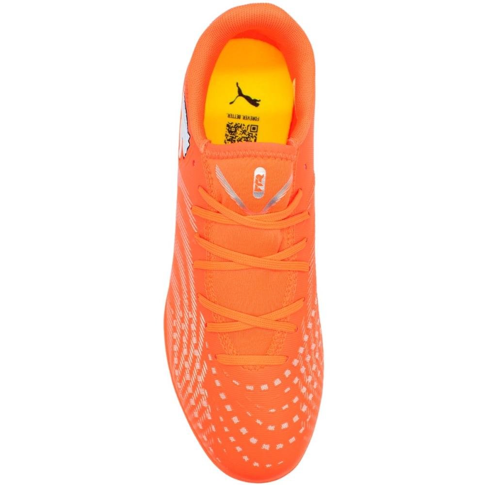 Chuteira Futsal Indoor Puma Future 9 Play IT Laranja 4