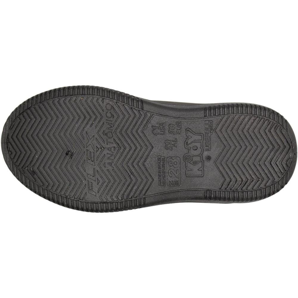 Tênis Infantil Casual Kidy Colegial Basic Macio Menino Preto 5