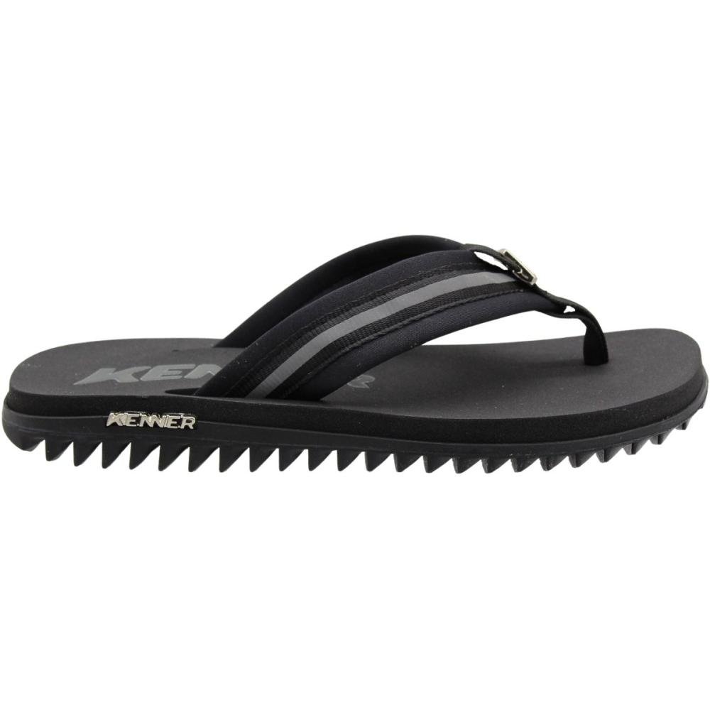 Sandália De Dedo Kenner Kivah Reflex Masculina Preto 2
