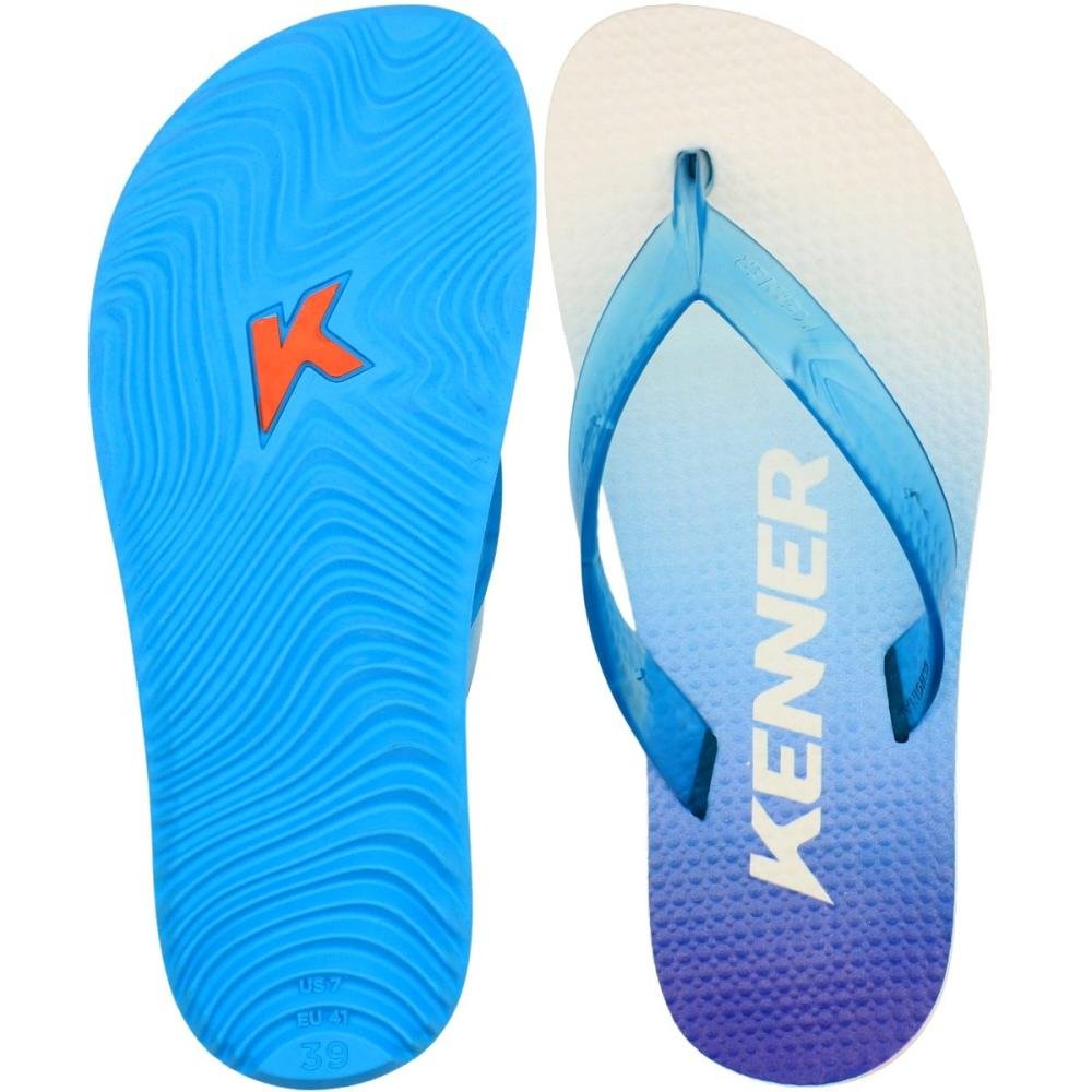 Sandália De Dedo Kenner Summer Clean Masculino Azul 3