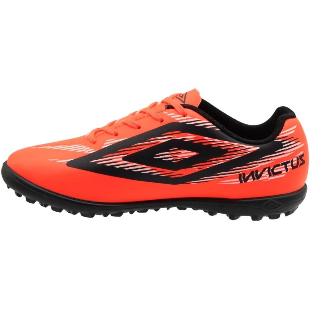 Chuteira Society Juvenil Umbro Invictus Jr Menino Preto 2