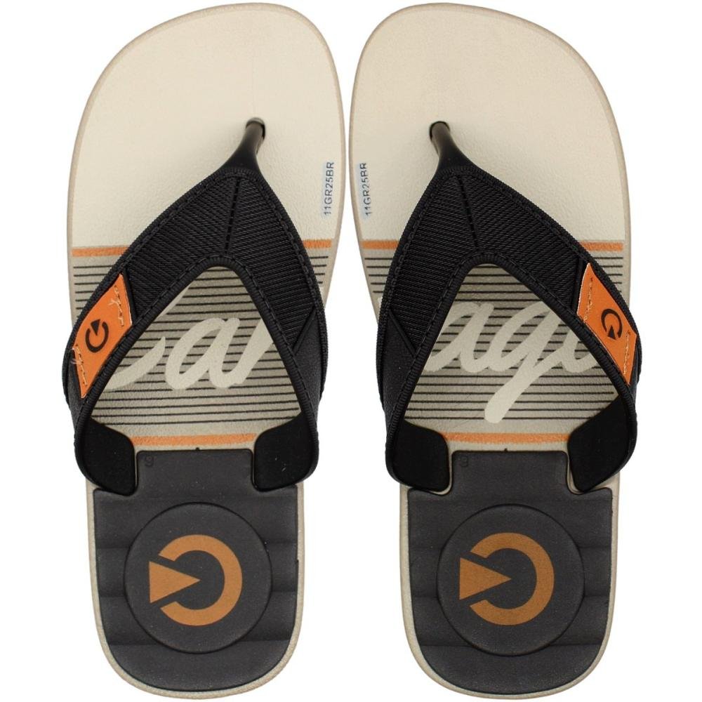 Chinelo de Dedo Infantil Cartago Dakar Menino Preto 2