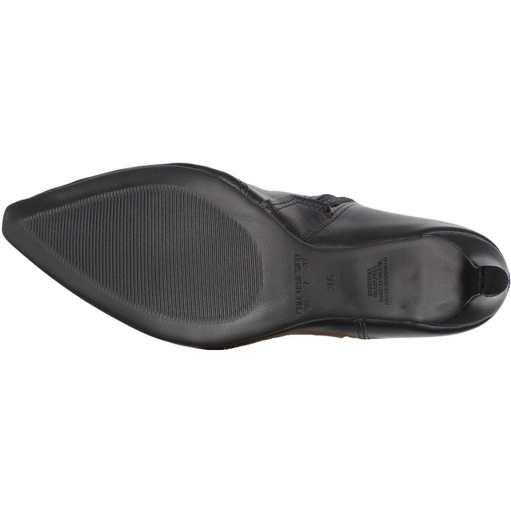Bota Cano Médio Bebecê Adorno Salto Médio Zíper Lateral Preto 5