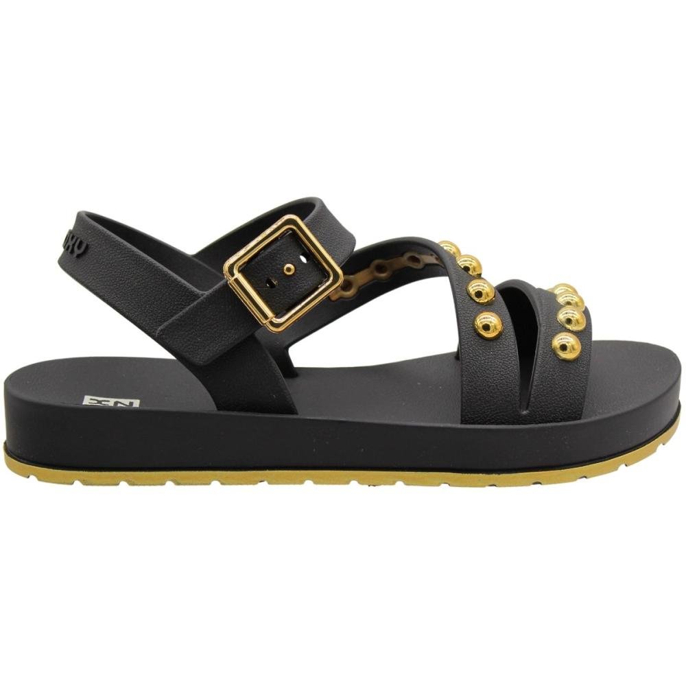 Sandália Plataforma Zaxy Boho Apliques