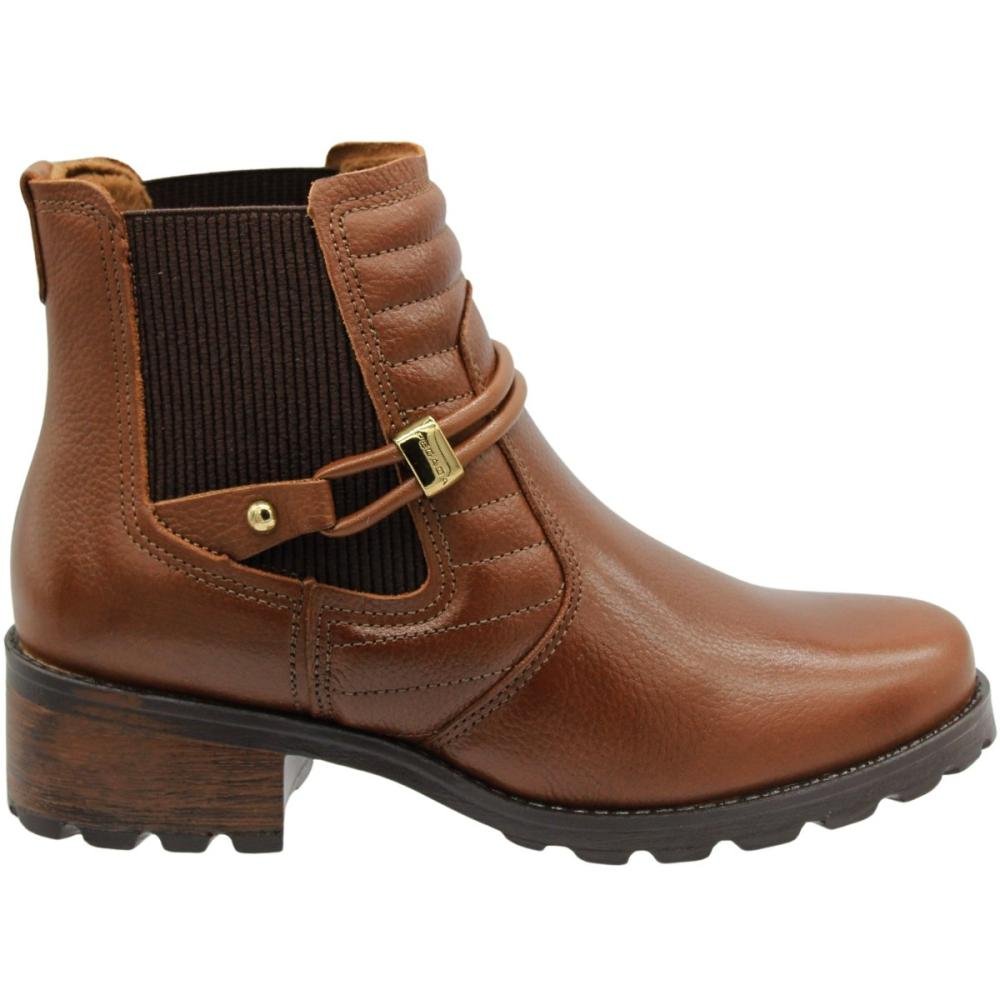 Bota Casual Cano Curto Pegada Elástico Clássica