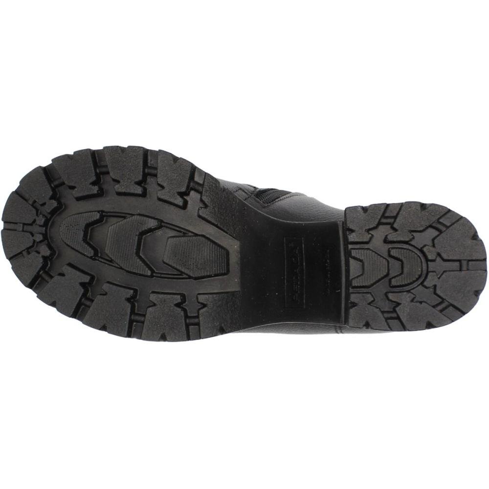 Bota Coturno Salto Médio Pegada Atacador Métalico Preto 5