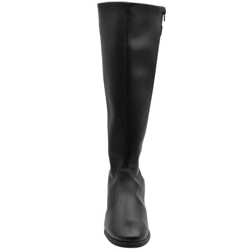 Bota Casual Cano Alto Beira Rio Napa Berlim  Preto 4