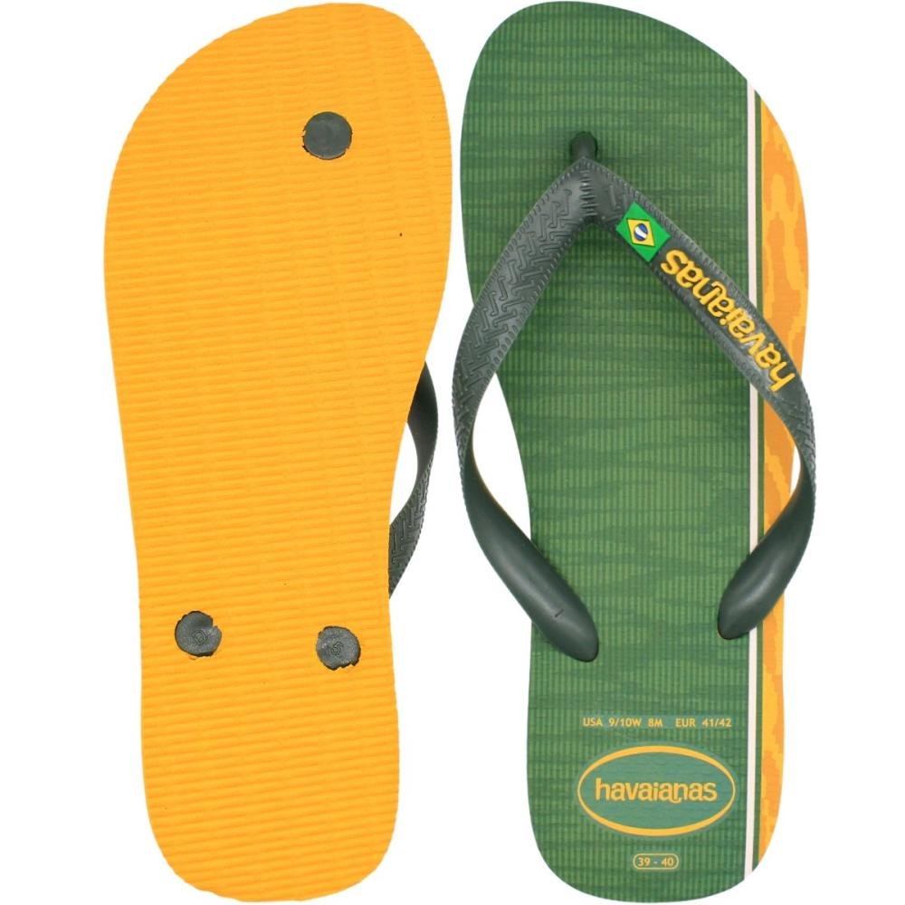 Chinelo De Dedo Havaianas Top Nations I Masculino Amarelo 3