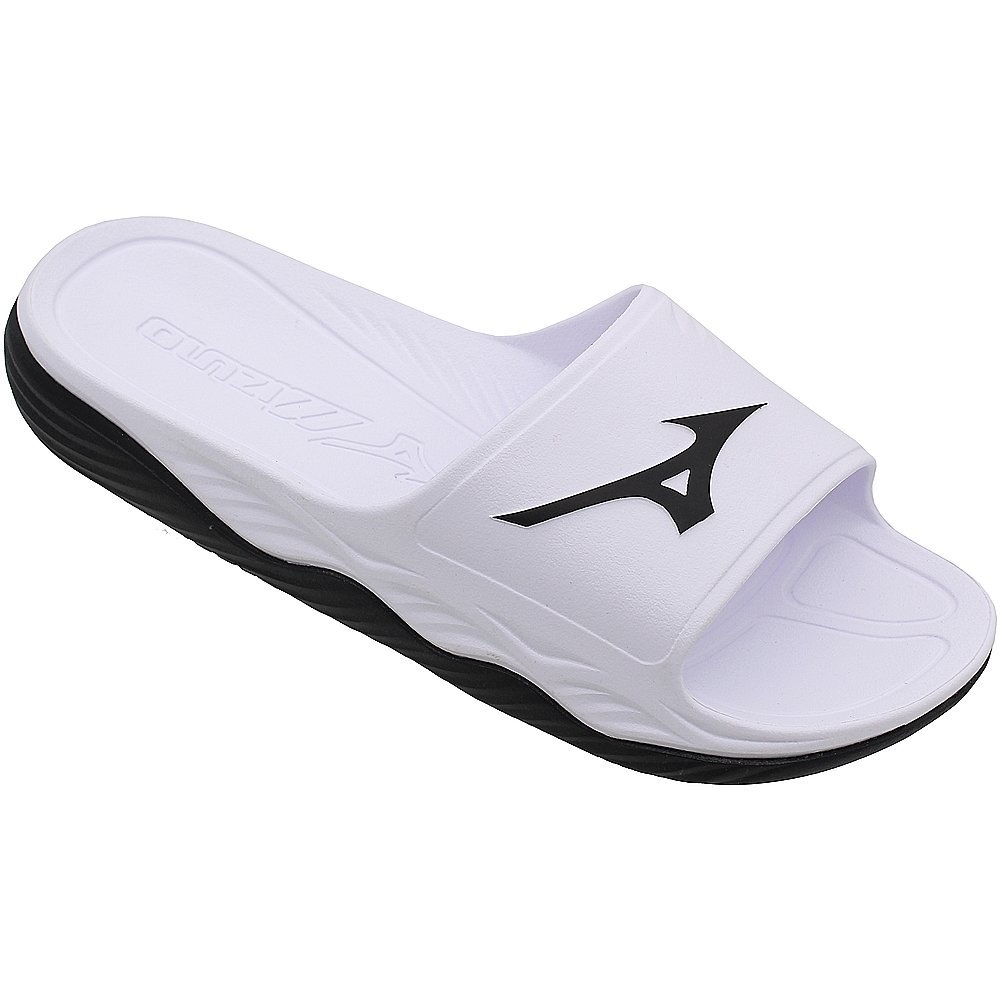 Chinelo Slide Mizuno Enerzy Logo EVA Masculino Branco 2