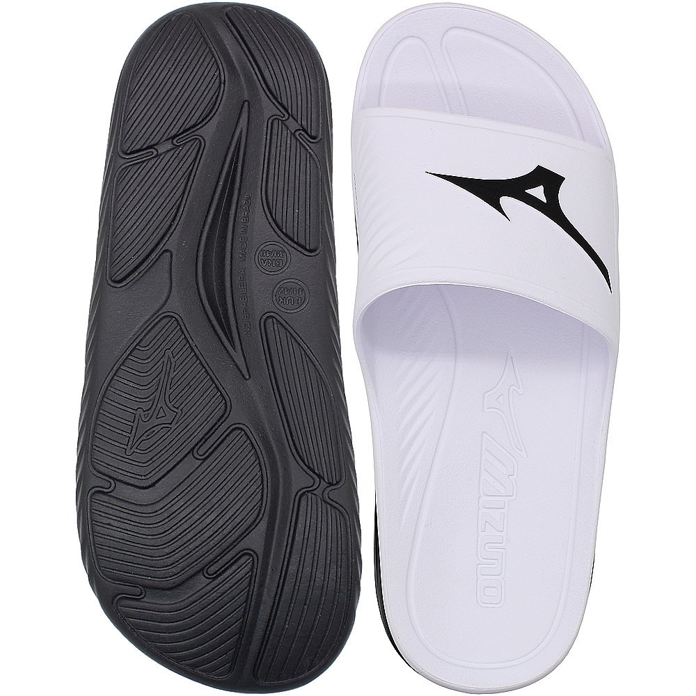 Chinelo Slide Mizuno Enerzy Logo EVA Masculino Branco 3