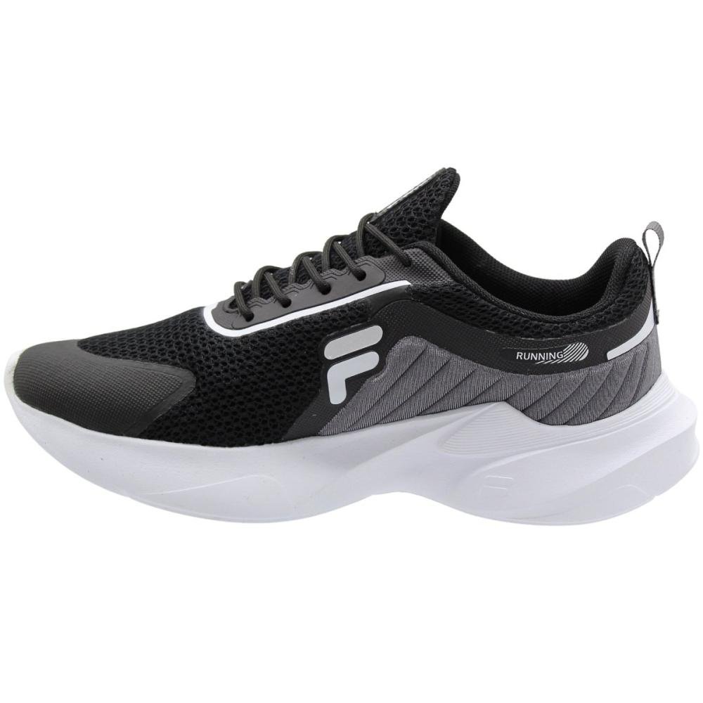 Tênis Esportivo Juvenil Fila Progress Lite Running Preto 2