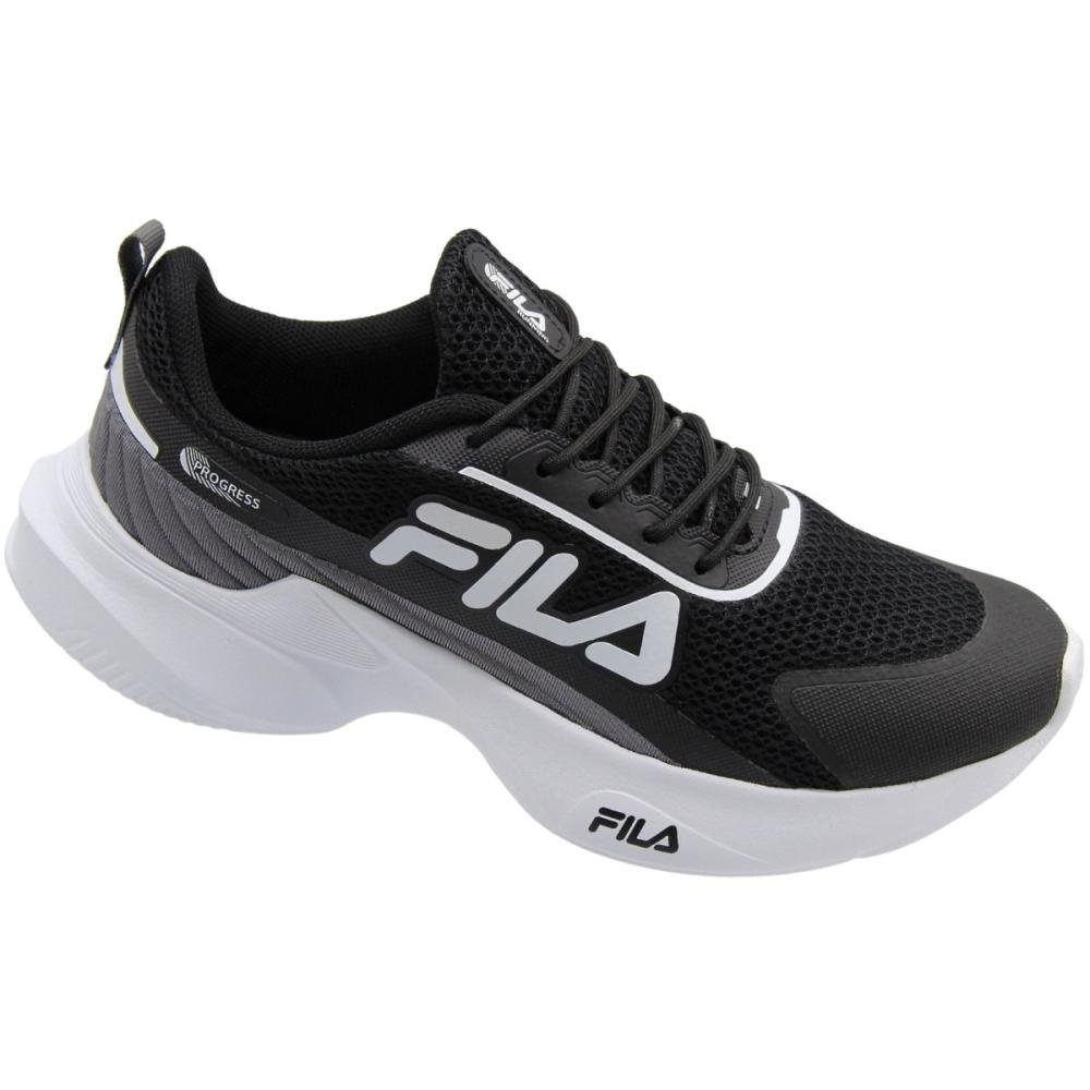 Tênis Esportivo Juvenil Fila Progress Lite Running Preto 3