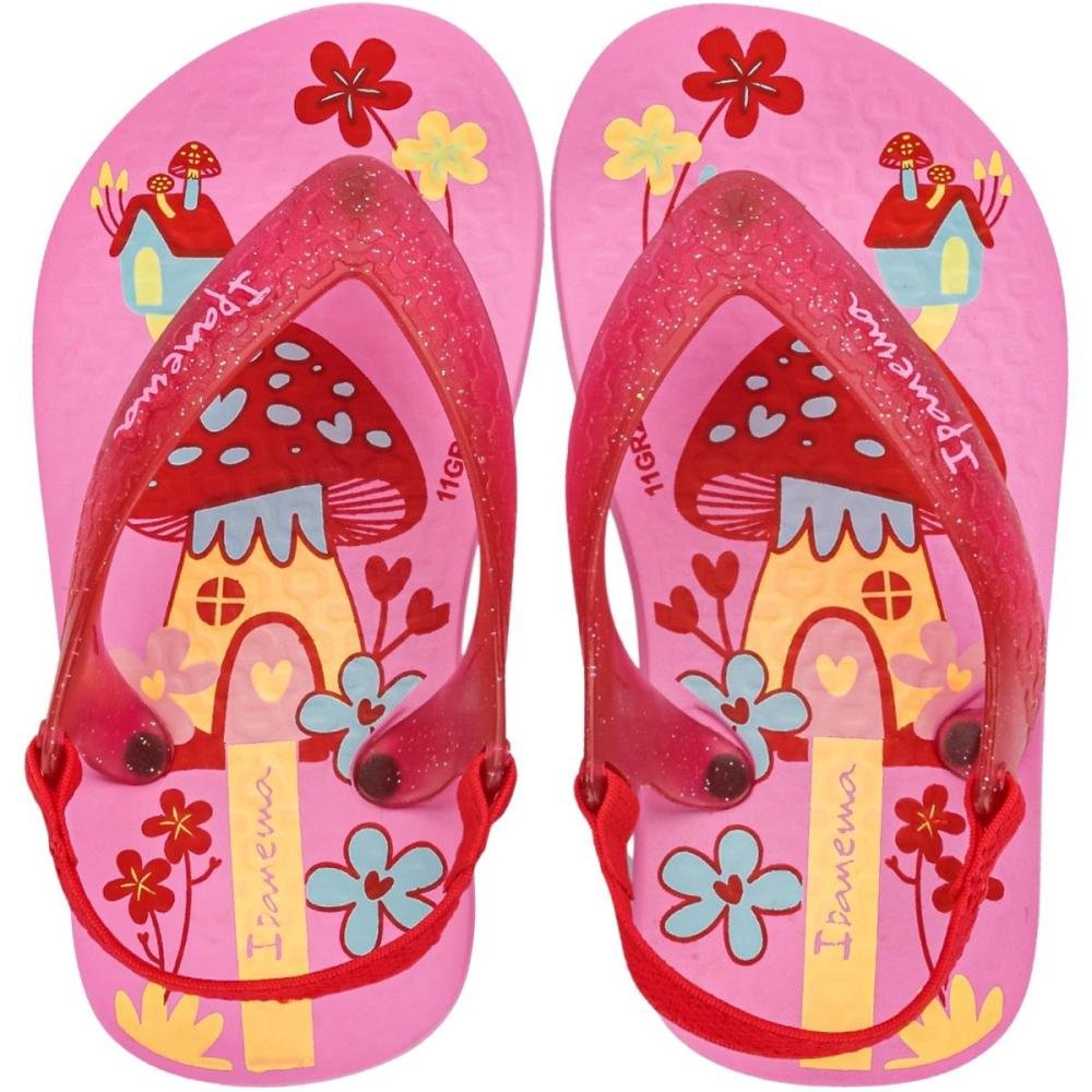 Sandália De Dedo Baby Infantil Animada 