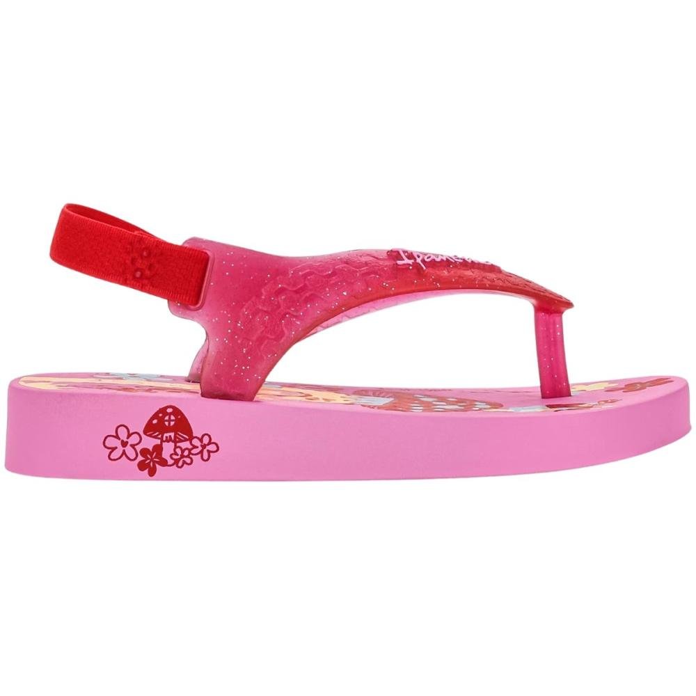 Sandália De Dedo Baby Infantil Animada Rosa 2