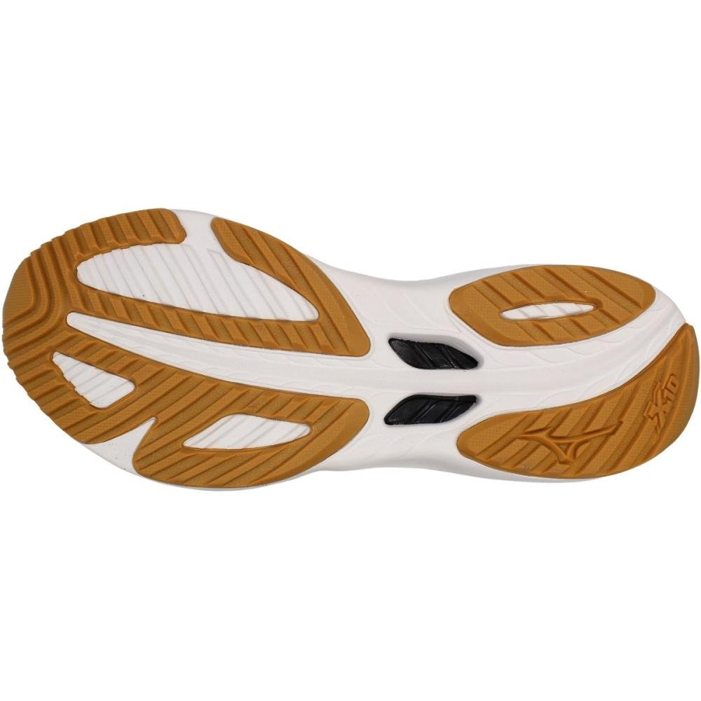 Tênis Esportivo Mizuno Wave Stratos 3 Masculino Bege 5