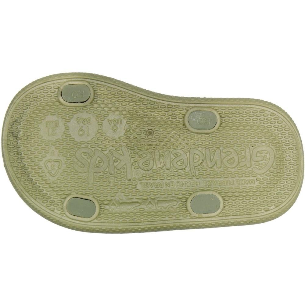 Sandália Papete Infantil Grendene Jurassic Soft Menino Verde 5