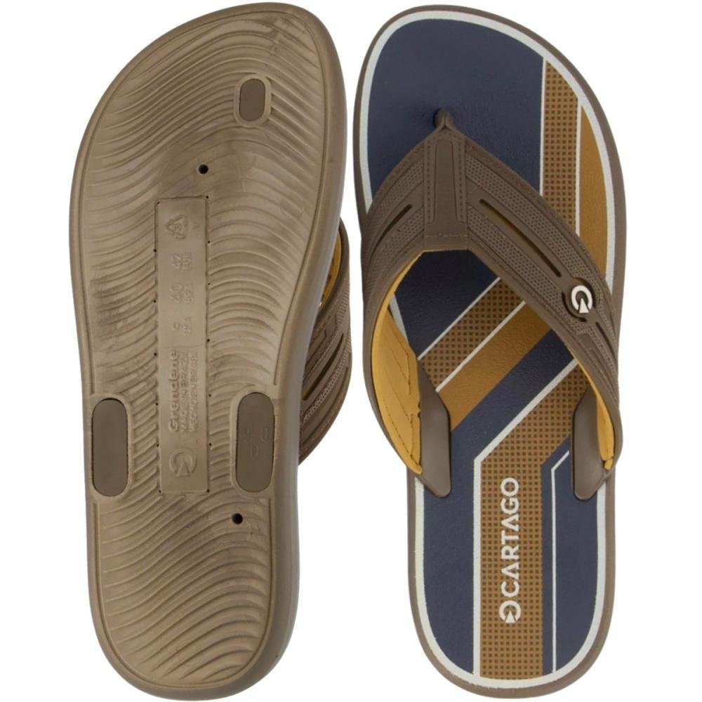 Chinelo De Dedo Cartago Palermo Masculino Marrom 3