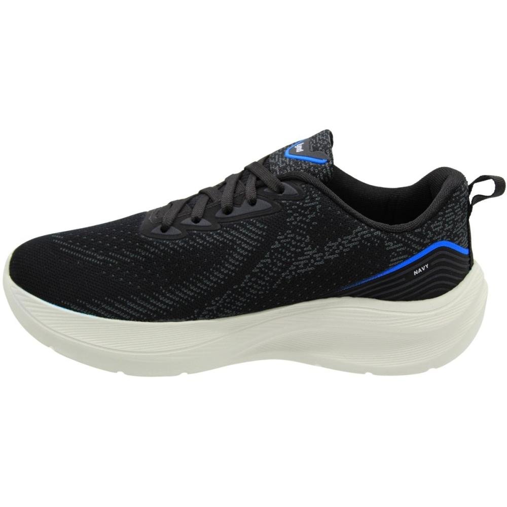 Tênis Esportivo Lynd Navy Texturizado Masculino Preto 2