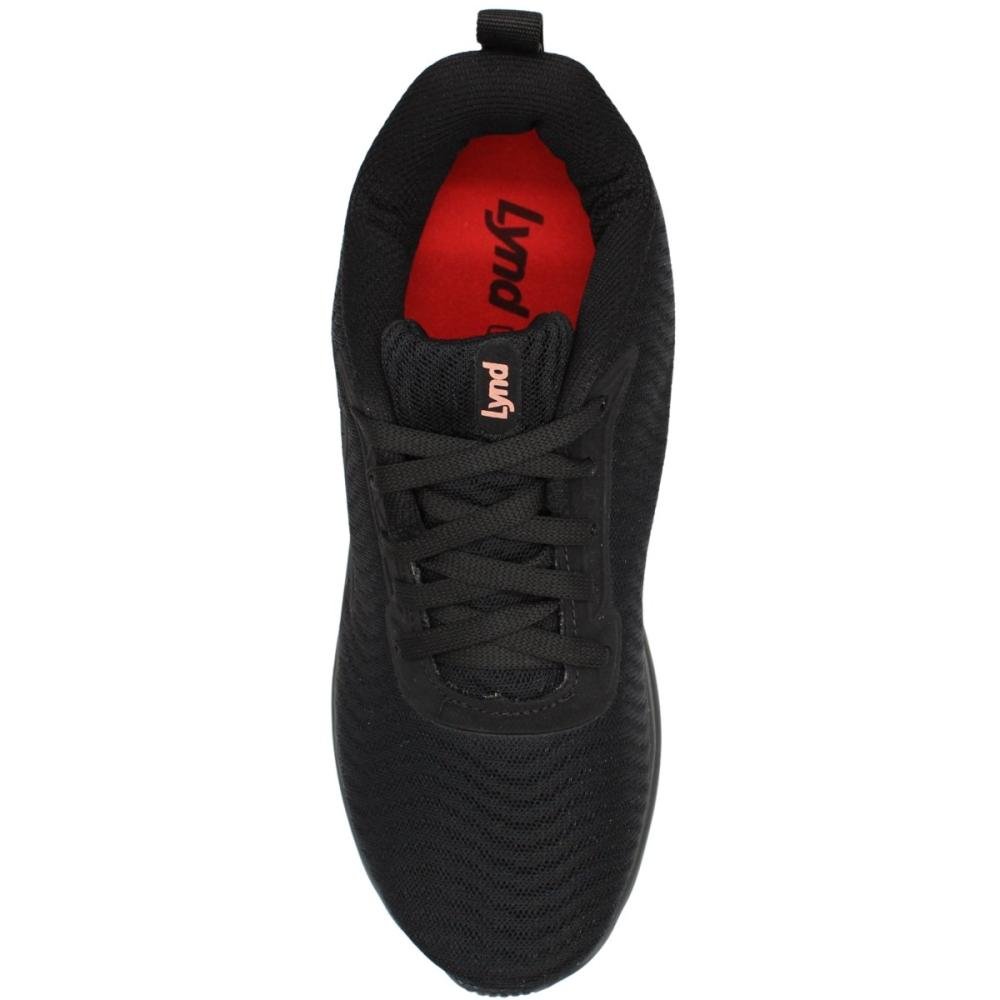 Tênis Esportivo Lynd Aura Texturizado Feminino Preto 4