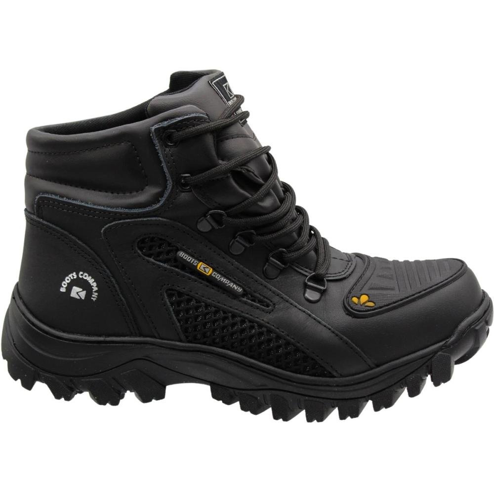 Bota Adventure Boots Company Alask Field Trekker Masculina Preto 3