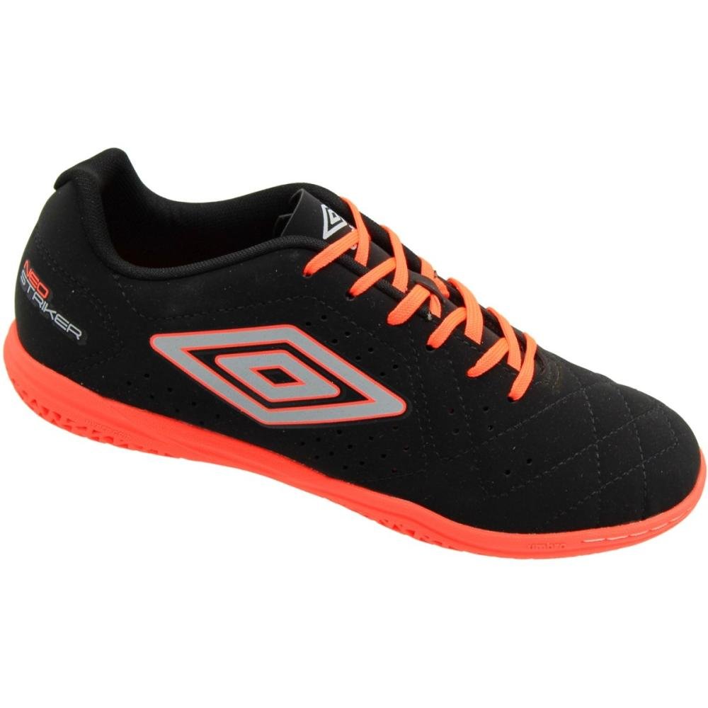 Chuteira Futsal Indoor Umbro Neo Strike Masculina Preto 3