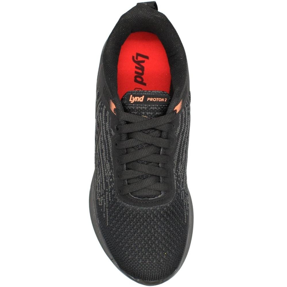 Tênis Esportivo Lynd Proton 2 Texturizado Feminino Preto 4