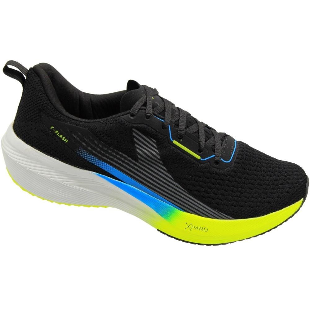 Tênis Esportivo Lynd Running Pro Y Flash X Pand Masculino Preto 3