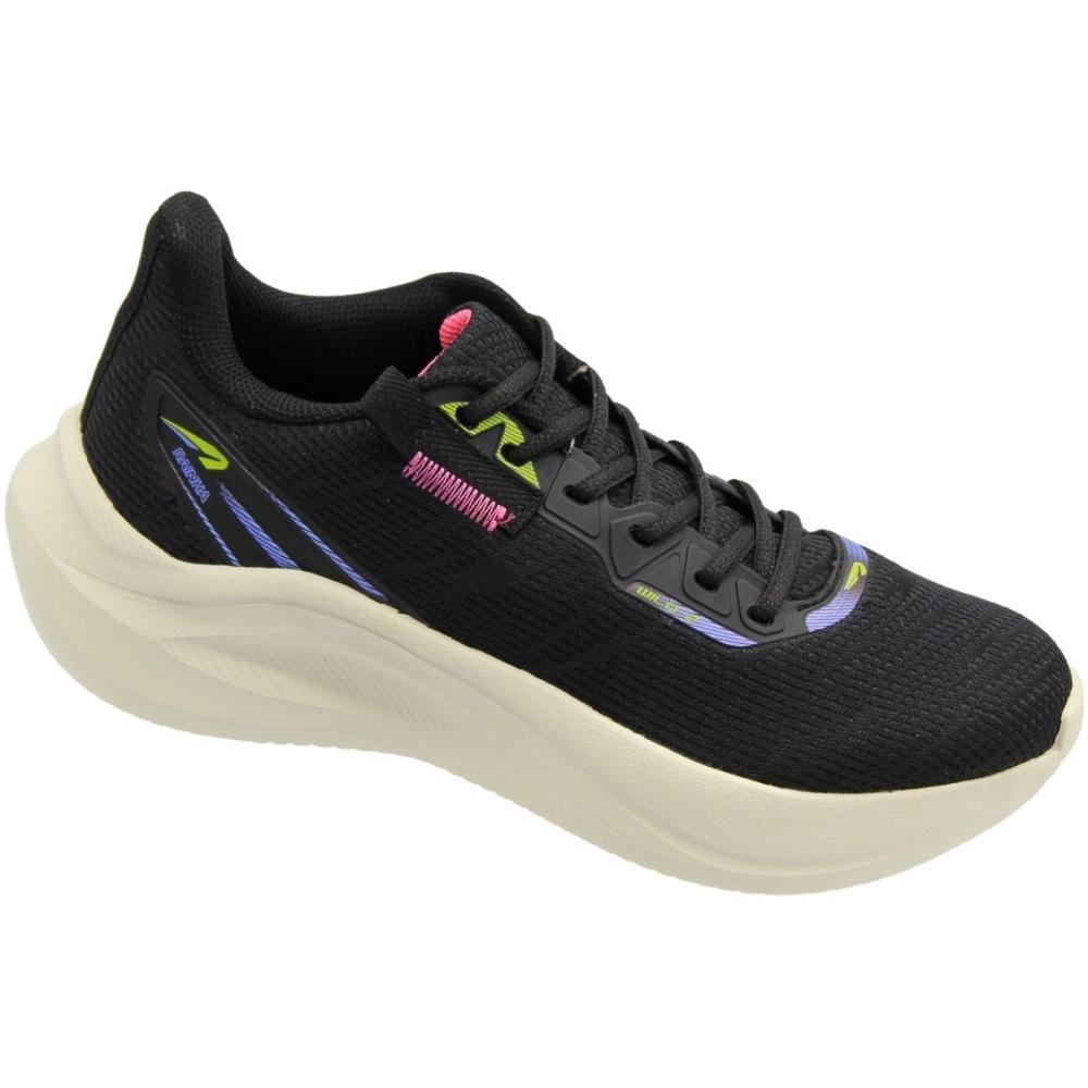Tênis Esportivo Rainha Wild II Comfort FreshMesh Feminino Preto 3